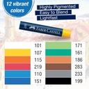 Faber-Castell Oil Pastel Crayons, Box of 12