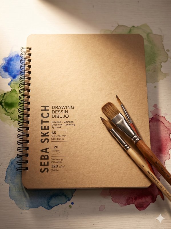 Seba Horizon Artisan, Sketchbook, Rough Paper (A5)