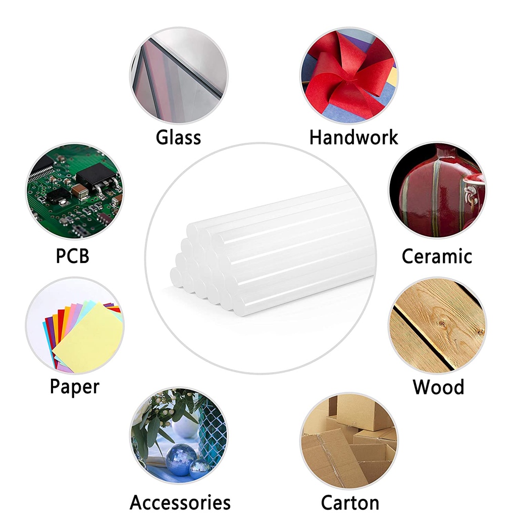 Hot Melt Glue Sticks for Glue Gun, 11x180 mm