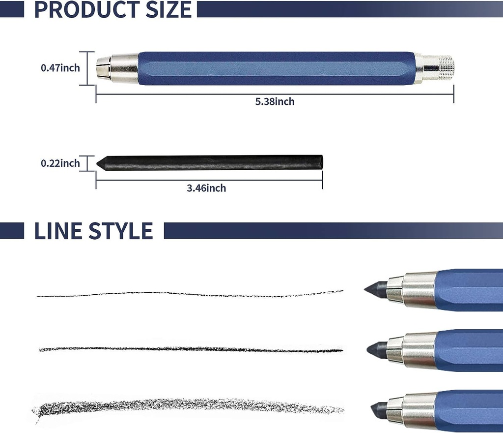 Maries Lead Holder, 5.6 mm, Heavy Weighted Body