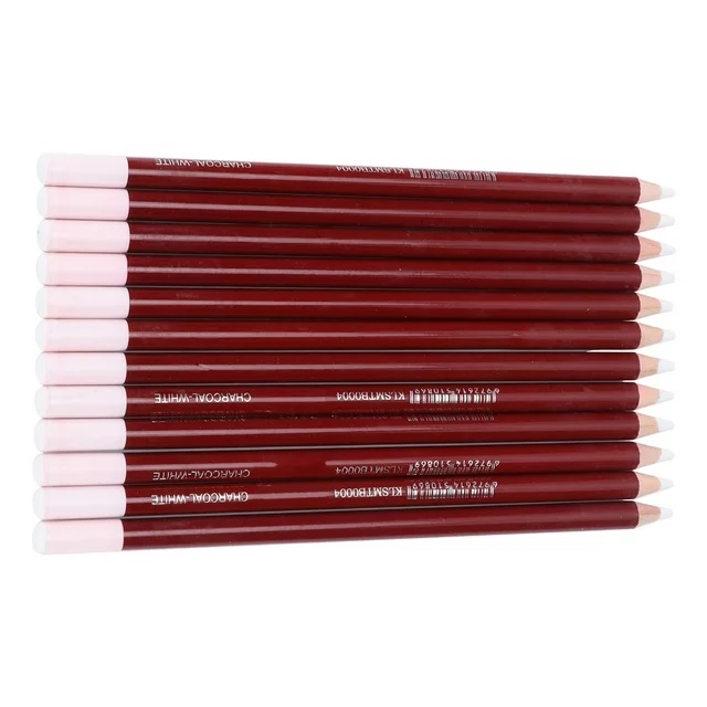 Crot Soft Pastel Pencil, Red Body with White End