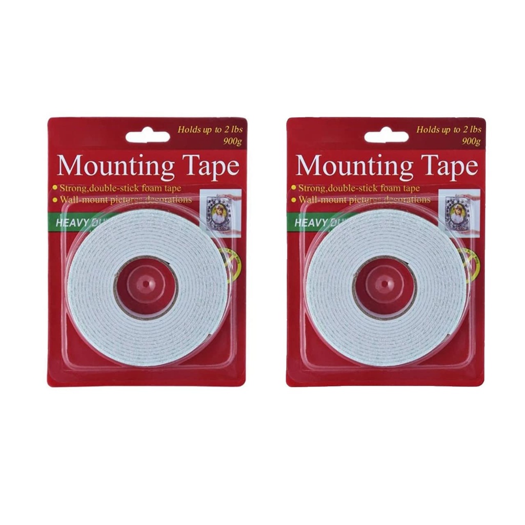 Power Double-Sided Foam Tape on Card, 900 g