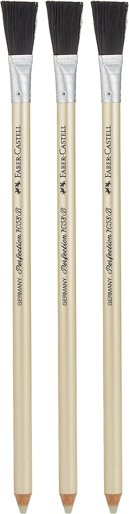 [PEN-ERA-0007] Faber-Castell Eraser Pen with Brush End, Beige Body